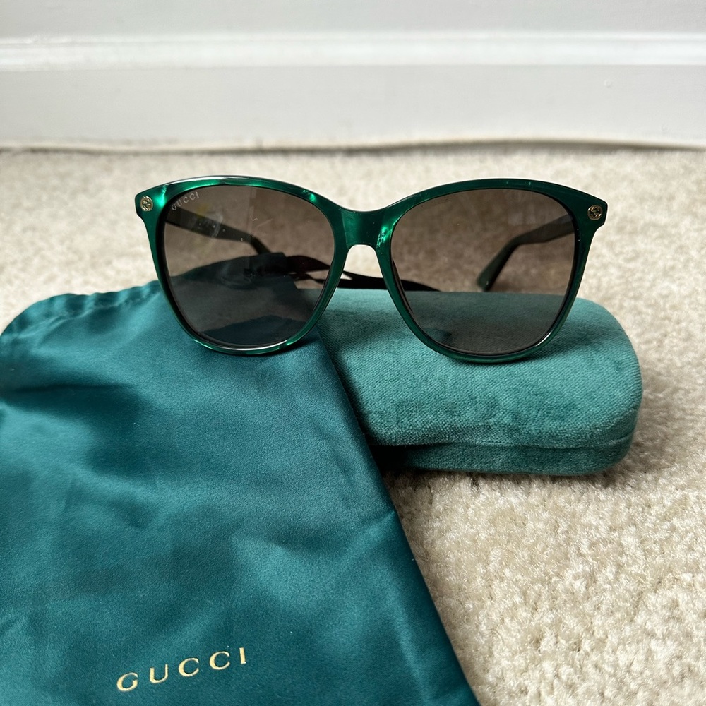 Gucci Green Sunglasses